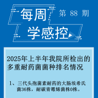 感控知识每周学，我们继续更新啦