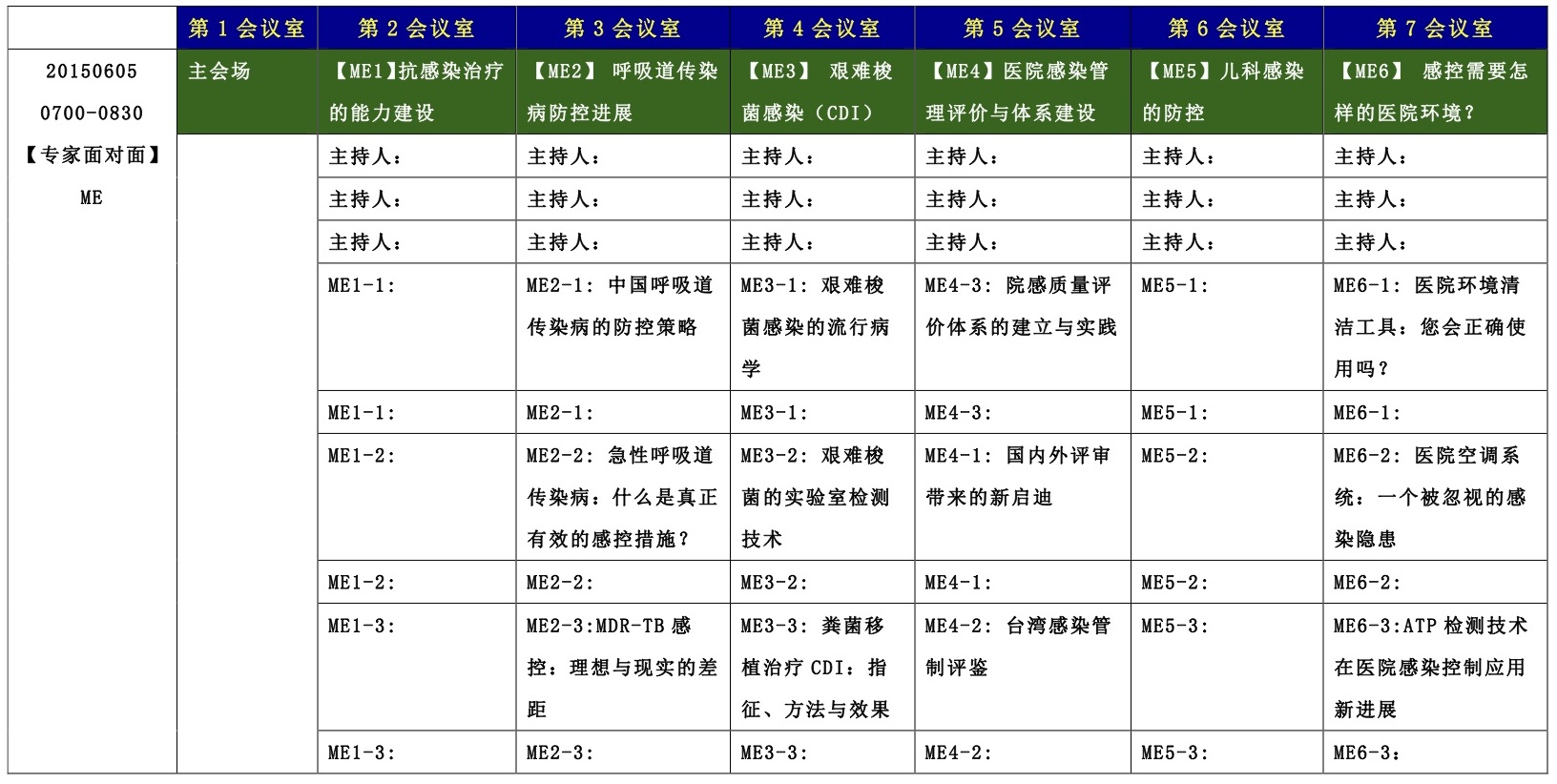 2015年6月全国感控年会-5日早晨6场专家面对面sific.jpg