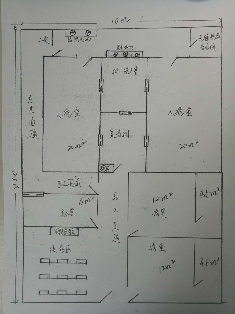 人流室改造草图