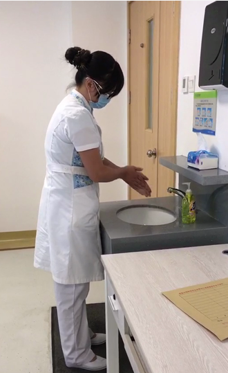 护士长洗手操作考核