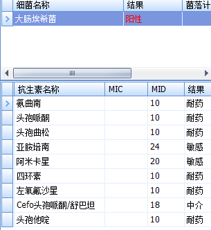 第二次药敏结果