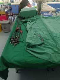 消毒后胃肠镜暂放于此，怎么看