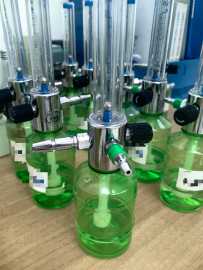 高压氧使用的氧气湿化瓶如何消毒？