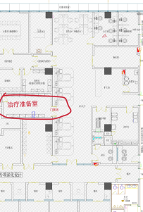ICU布局（治疗准备室）