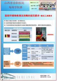 医院环境物表清洁消毒规范要求 --清洁工具的要求