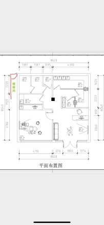 请各位老师看下这个牙科诊所的布局符合要求不？