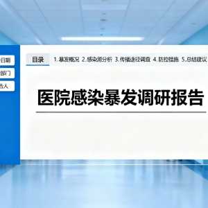医院感染暴发调研报告模板